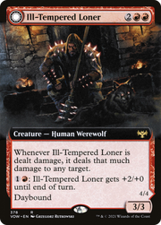 Ill-Tempered Loner (VOW-378) [Innistrad: Crimson Vow] (Extended Art) Foil MTG Single Wizards of the Coast
