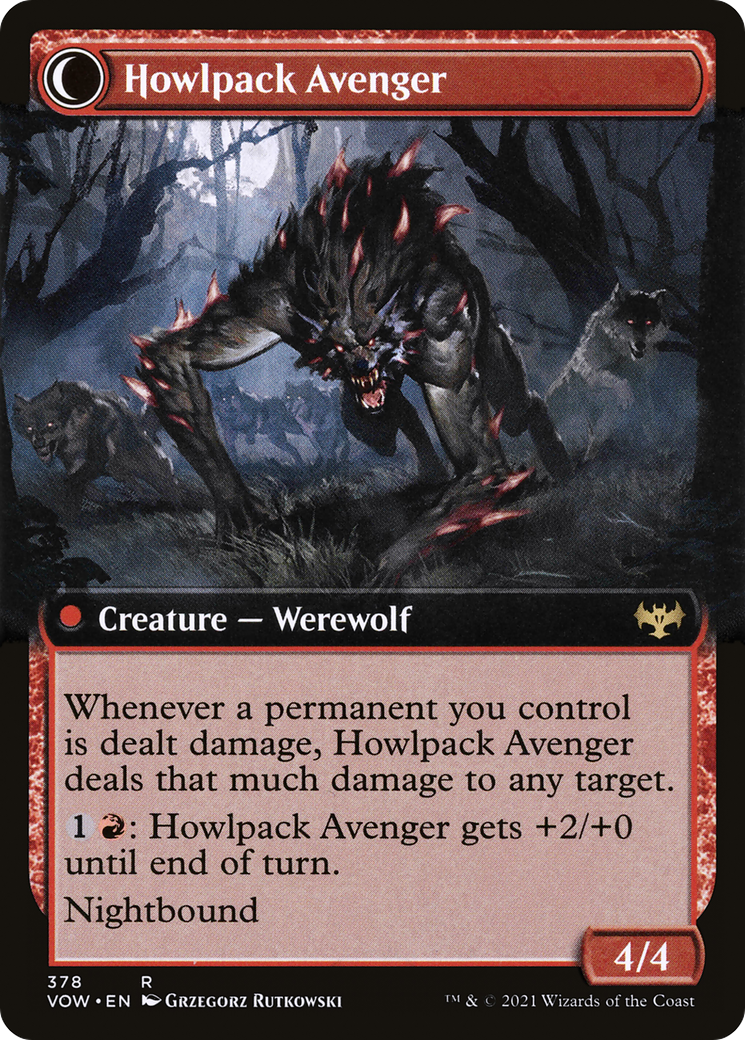 Ill-Tempered Loner (VOW-378) [Innistrad: Crimson Vow] (Extended Art) Foil MTG Single Wizards of the Coast