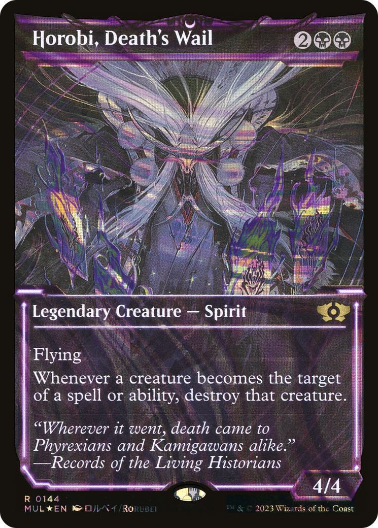 Horobi, Death's Wail (MUL-144) [Multiverse Legends] (Showcase) Foil MTG Single Wizards of the Coast