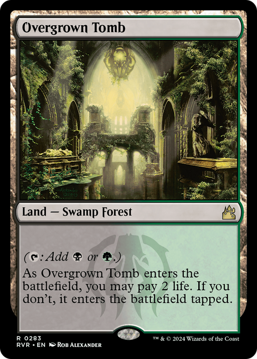 Overgrown Tomb (RVR-283) [Ravnica Remastered] MTG Single Wizards of the Coast