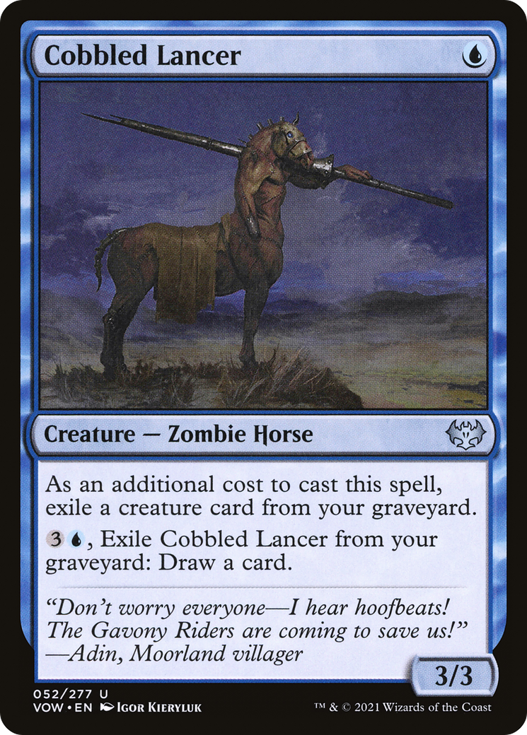Cobbled Lancer (VOW-052) [Innistrad: Crimson Vow] MTG Single Wizards of the Coast