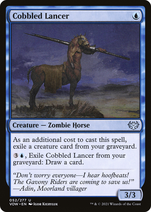 Cobbled Lancer (VOW-052) [Innistrad: Crimson Vow] MTG Single Wizards of the Coast