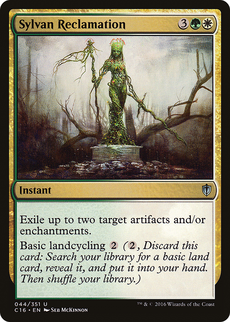 Sylvan Reclamation (C16-044) [Commander 2016] MTG Single Wizards of the Coast