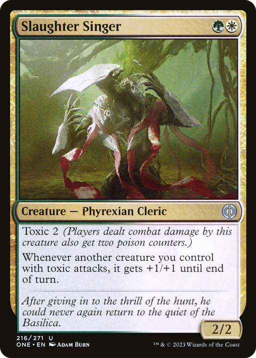Slaughter Singer (ONE-216) [Phyrexia: All Will Be One] Foil MTG Single Wizards of the Coast