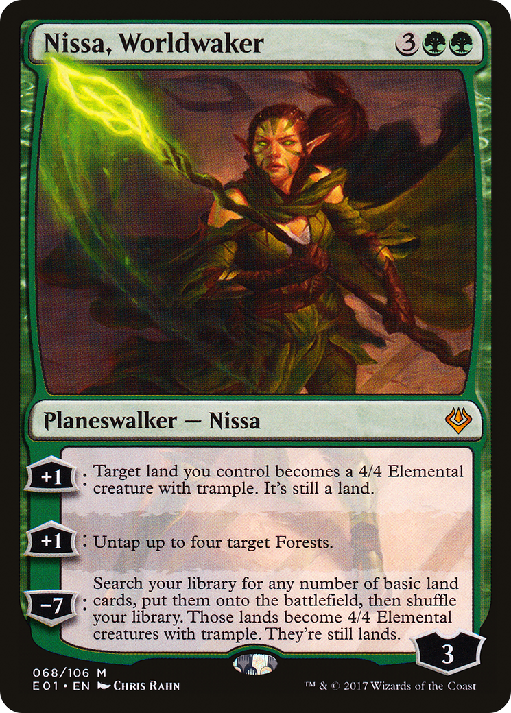 Nissa, Worldwaker (AC2-068) [Misc] Archenemy: Nicol Bolas MTG Single Wizards of the Coast