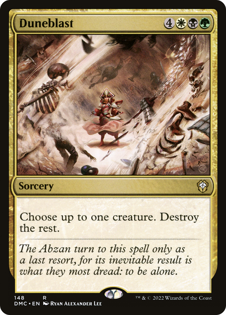 Duneblast (DMC-148) [Dominaria United Commander] MTG Single Wizards of the Coast
