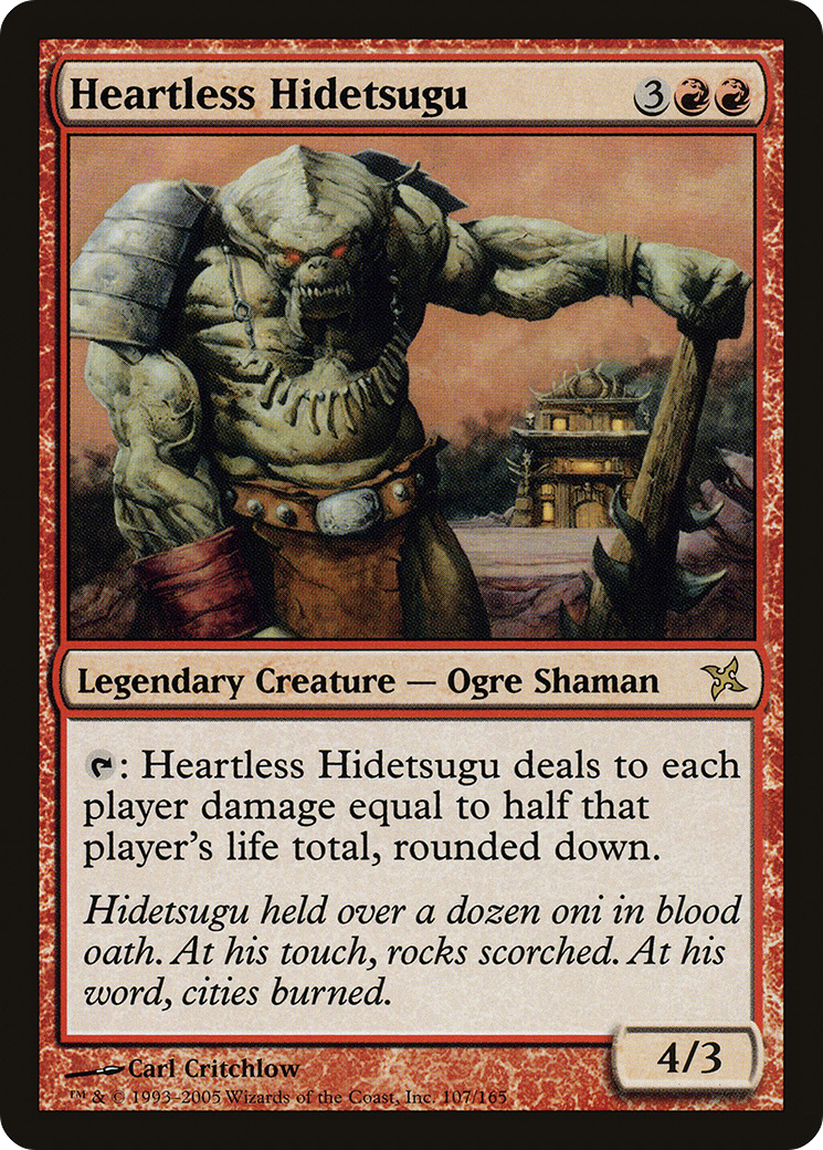 Heartless Hidetsugu (BOK-107) [Betrayers of Kamigawa] MTG Single Wizards of the Coast