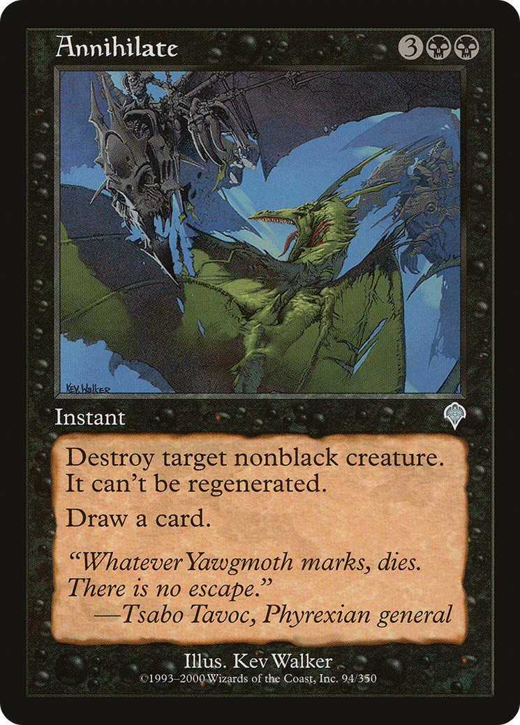 Annihilate (INV-094) [Invasion] Foil MTG Single Wizards of the Coast