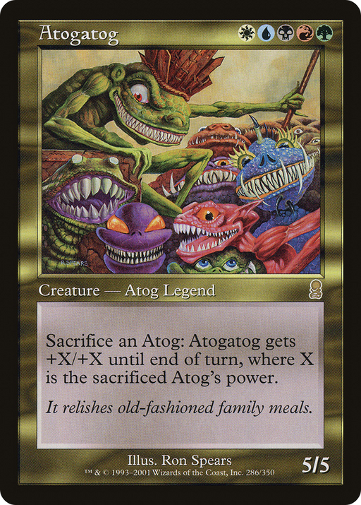 Atogatog (ODY-286) [Odyssey] Foil MTG Single Wizards of the Coast