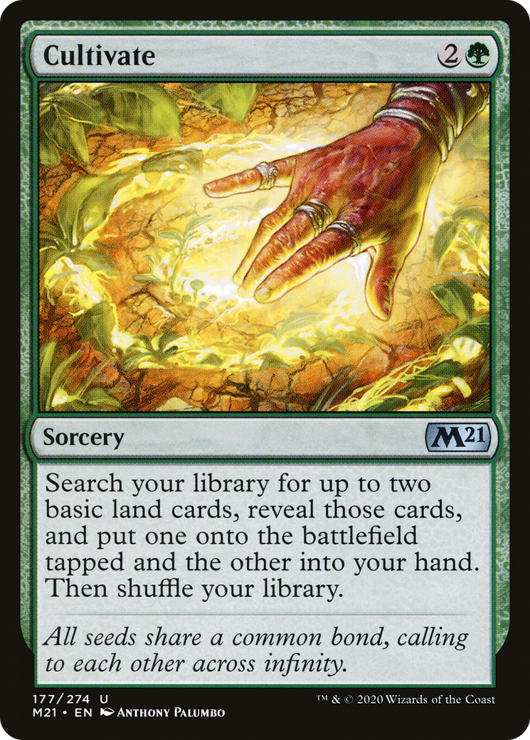 Cultivate (M21-177) [Core Set 2021] MTG Single Wizards of the Coast