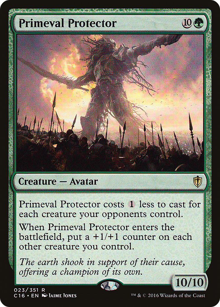 Primeval Protector (C16-023) [Commander 2016] MTG Single Wizards of the Coast