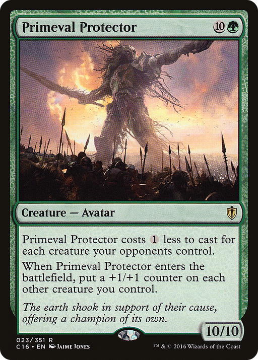 Primeval Protector (C16-023) [Commander 2016] MTG Single Wizards of the Coast