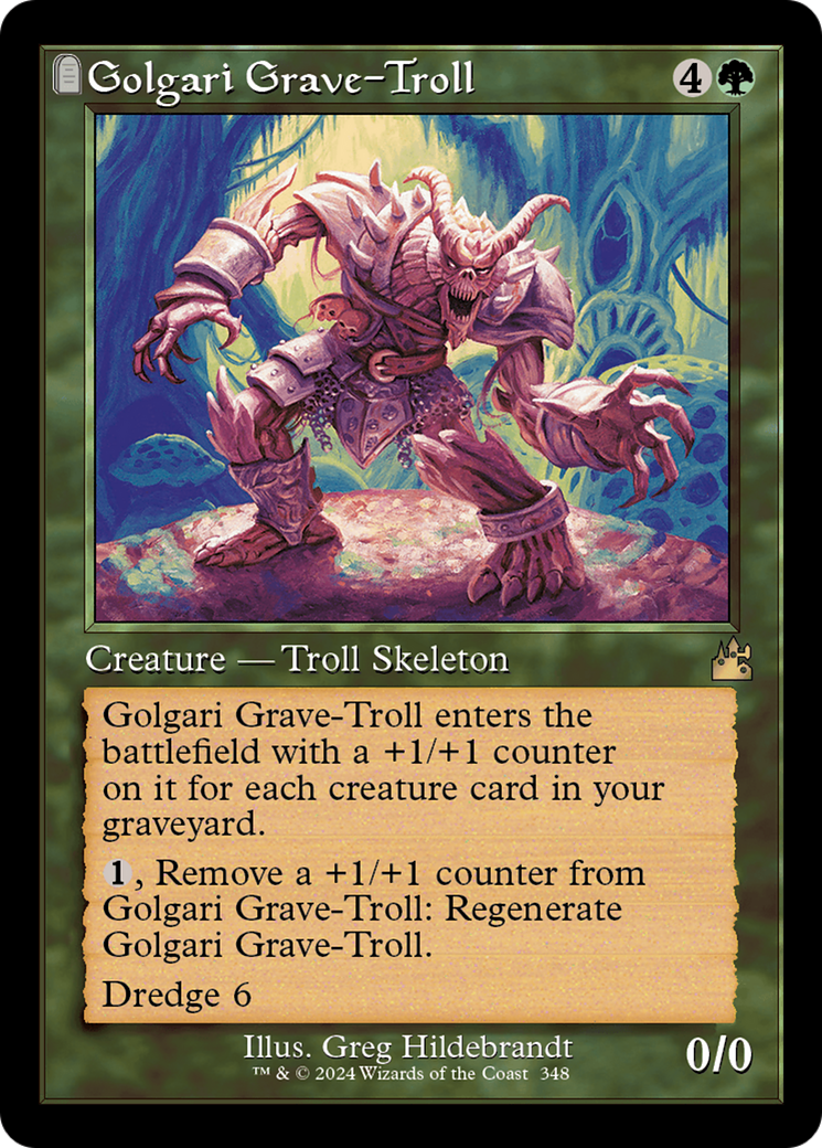 Golgari Grave-Troll (RVR-348) [Ravnica Remastered] MTG Single Wizards of the Coast