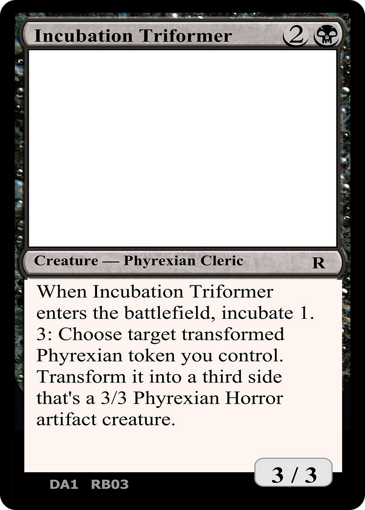 Incubation Triformer (UNK-RB03C) [Misc] Unknown Event MTG Single Wizards of the Coast