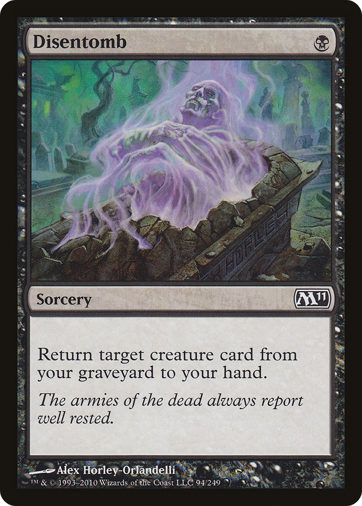 Disentomb (M11-094) [Magic 2011] MTG Single Wizards of the Coast
