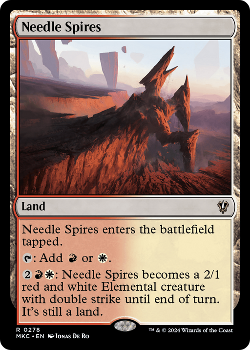 Needle Spires (MKC-278) [Murders at Karlov Manor Commander] MTG Single Wizards of the Coast