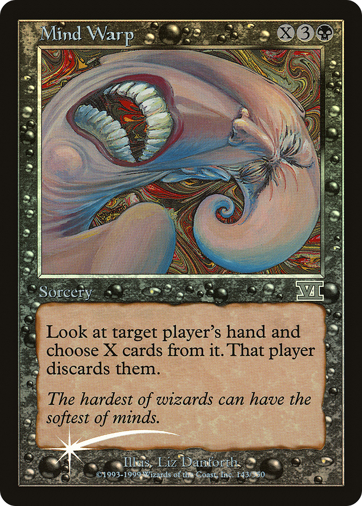 Mind Warp (FNM-005) [Misc] Friday Night Magic 2000 Foil MTG Single Wizards of the Coast