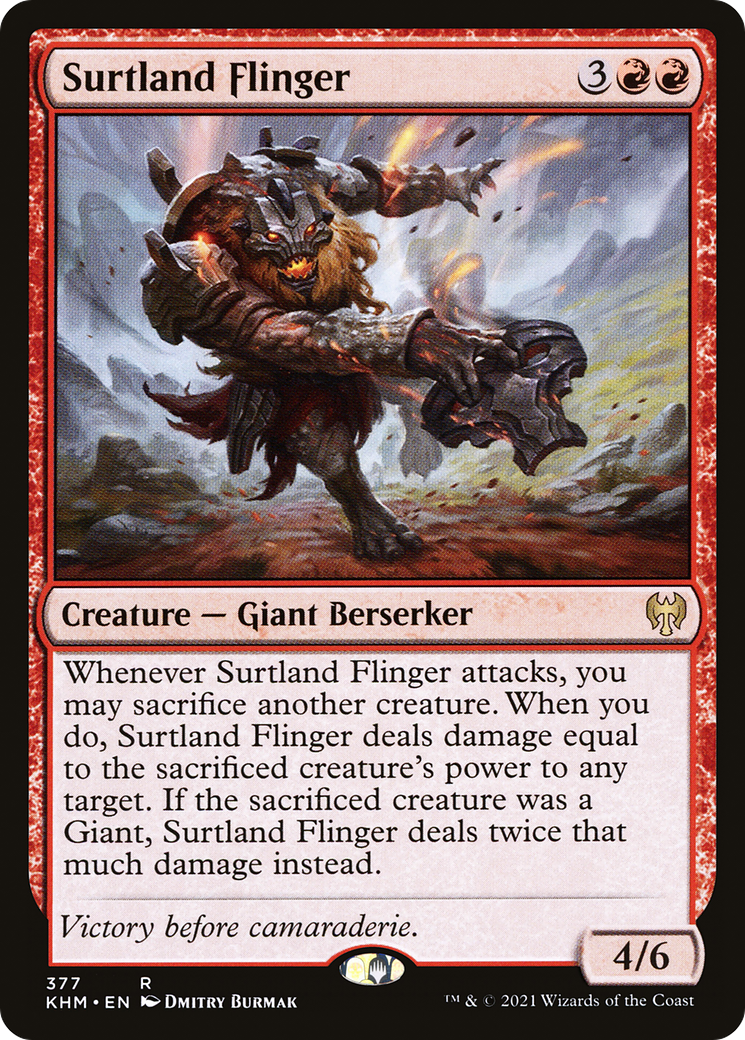 Surtland Flinger (KHM-377) [Kaldheim] MTG Single Wizards of the Coast