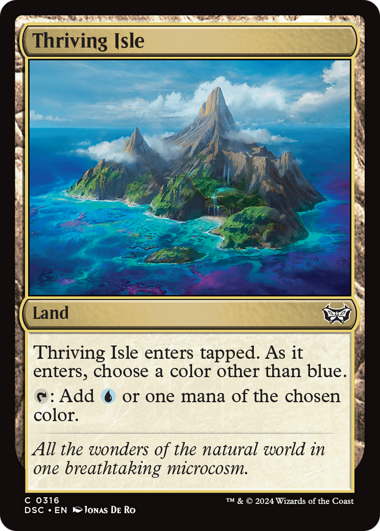 Thriving Isle (DSC-316) [Duskmourn: House of Horror Commander] MTG Single Wizards of the Coast