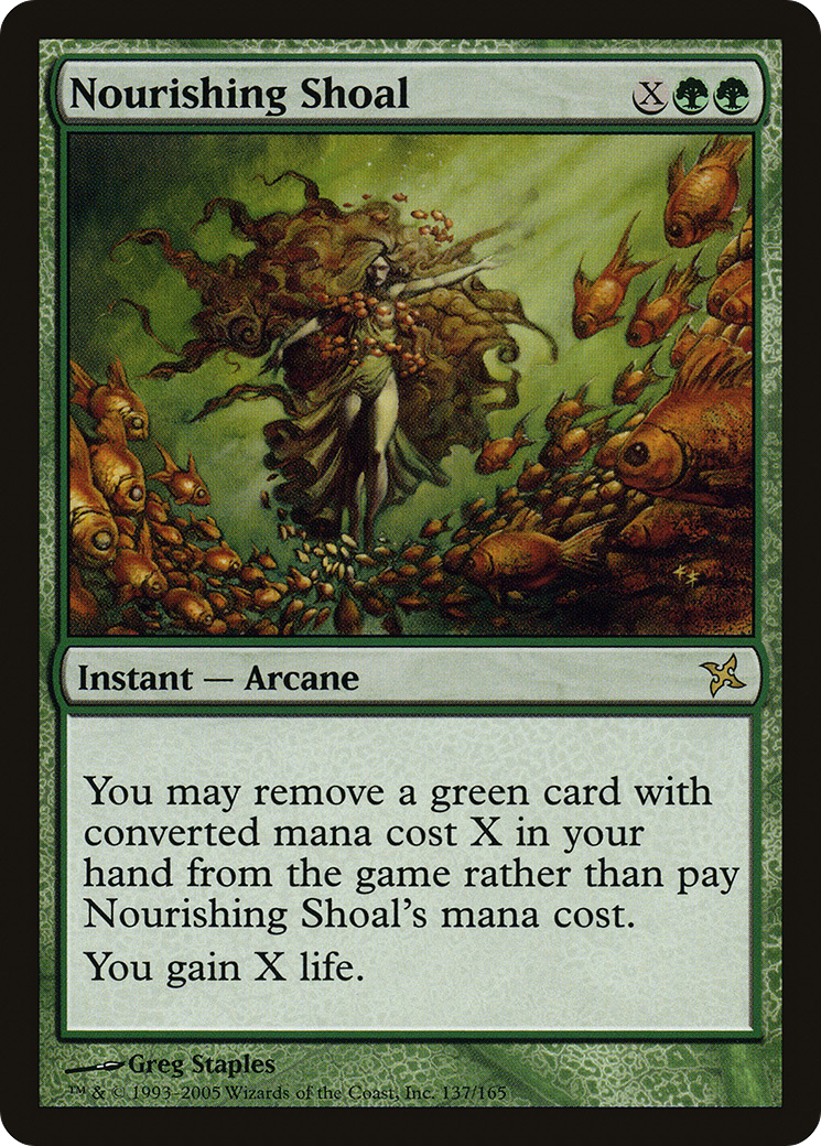 Nourishing Shoal (BOK-137) [Betrayers of Kamigawa] MTG Single Wizards of the Coast