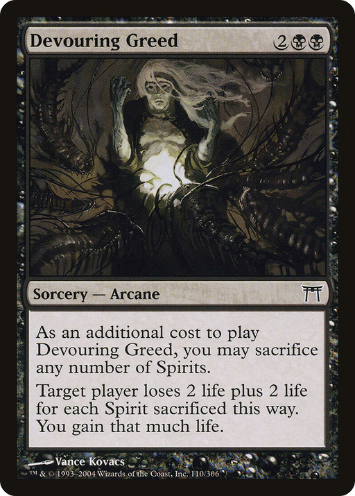 Devouring Greed (CHK-110) [Champions of Kamigawa] MTG Single Wizards of the Coast