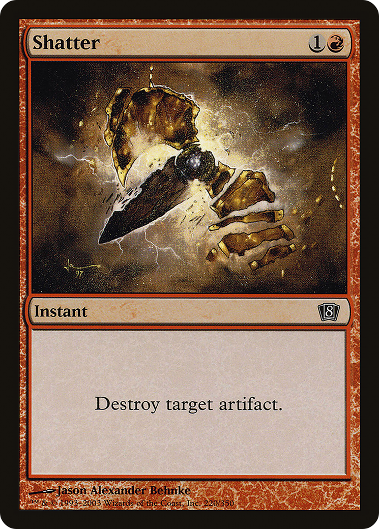 Shatter (8ED-220) [8th Edition] MTG Single Wizards of the Coast