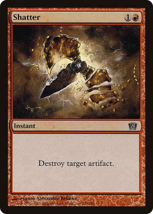 Shatter (8ED-220) [8th Edition] MTG Single Wizards of the Coast