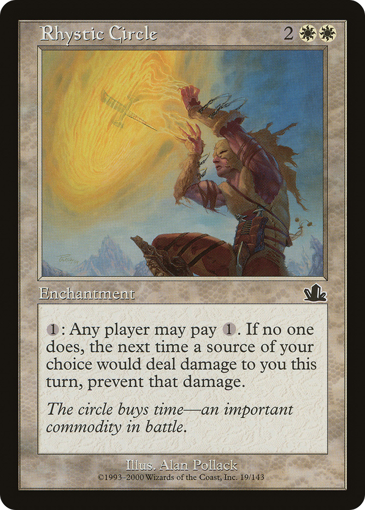 Rhystic Circle (PCY-019) [Prophecy] MTG Single Wizards of the Coast