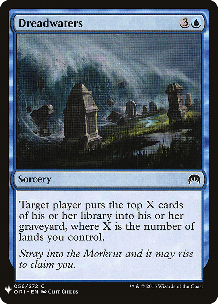 Dreadwaters (LIST-ORI-56) [Mystery Booster] The List MTG Single Wizards of the Coast
