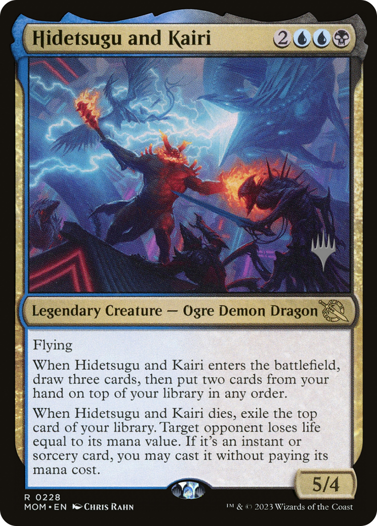 Hidetsugu and Kairi (PPMOM-228) [March of the Machine Promos] MTG Single Wizards of the Coast