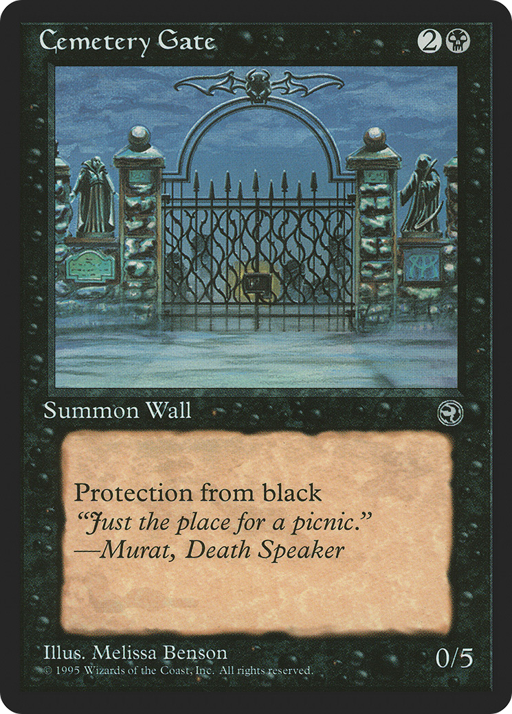 Cemetery Gate (HML-44B) [Homelands] MTG Single Wizards of the Coast