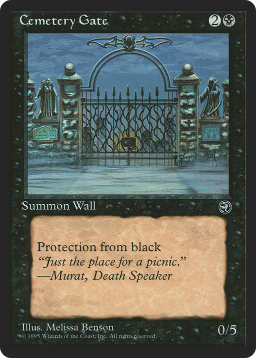 Cemetery Gate (HML-44B) [Homelands] MTG Single Wizards of the Coast