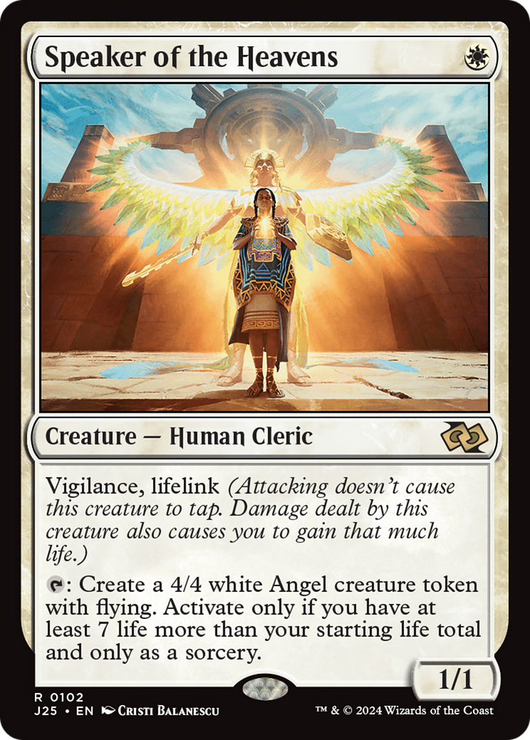 Speaker of the Heavens (J25-102) [Foundations Jumpstart] MTG Single Wizards of the Coast