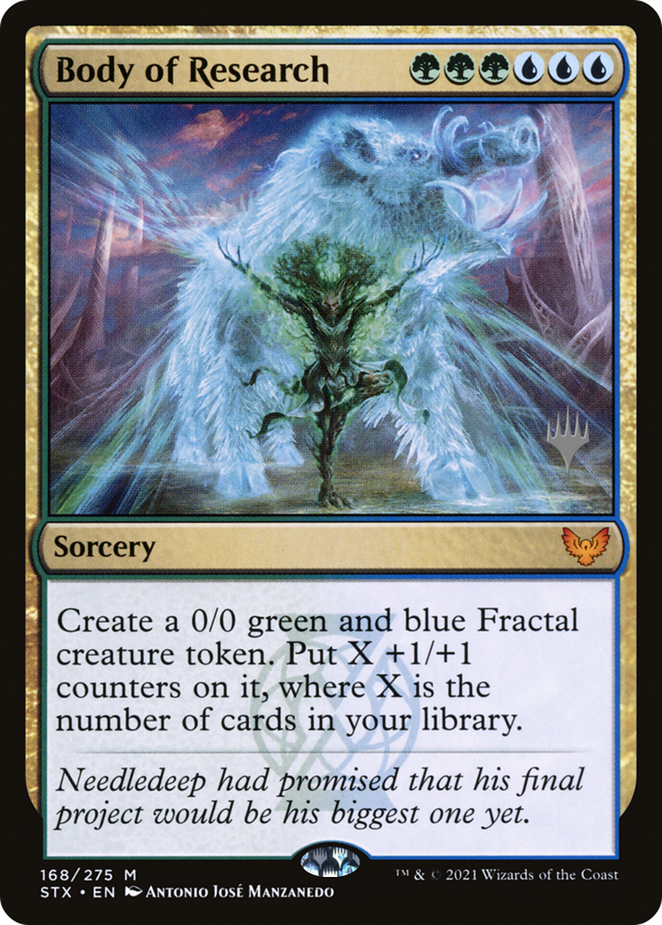 Body of Research (PPSTX-168) [Strixhaven: School of Mages Promos] Foil MTG Single Wizards of the Coast