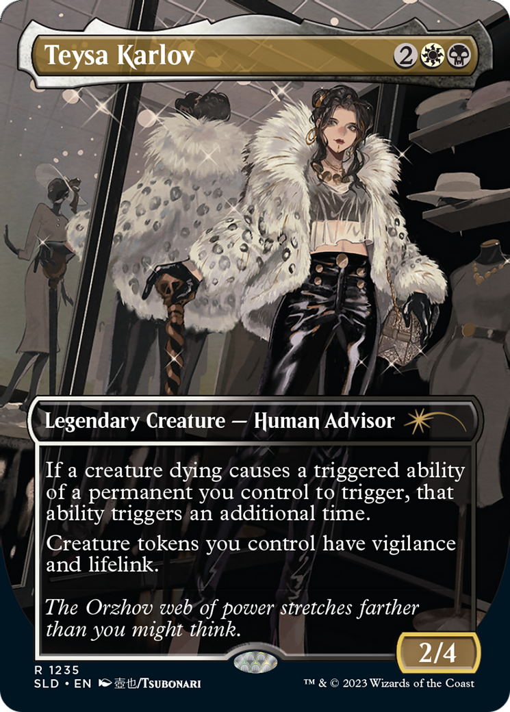 Teysa Karlov (SLD-1235) [Secret Lair] Drop (Borderless) Foil MTG Single Wizards of the Coast