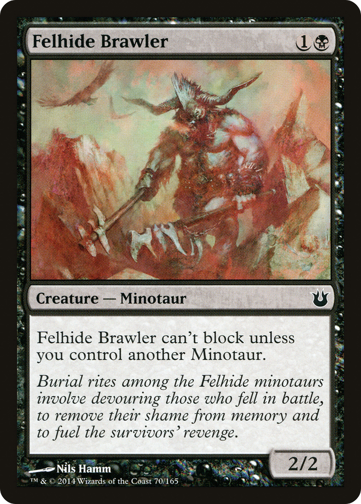 Felhide Brawler (BNG-070) [Born of the Gods] MTG Single Wizards of the Coast