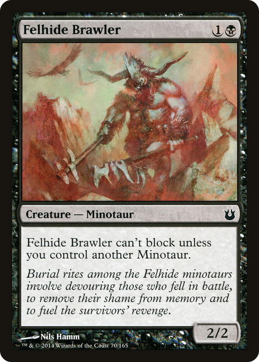 Felhide Brawler (BNG-070) [Born of the Gods] MTG Single Wizards of the Coast