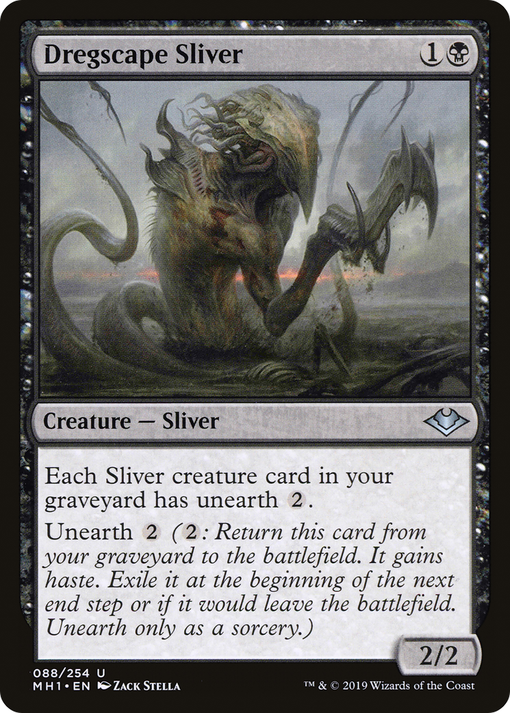 Dregscape Sliver (MH1-088) [Modern Horizons] Foil MTG Single Wizards of the Coast