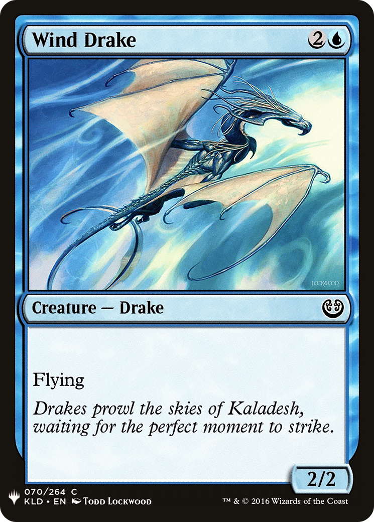 Wind Drake (LIST-KLD-70) [Mystery Booster] The List MTG Single Wizards of the Coast