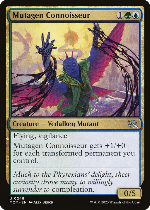 Mutagen Connoisseur (MOM-248) [March of the Machine] Foil MTG Single Wizards of the Coast