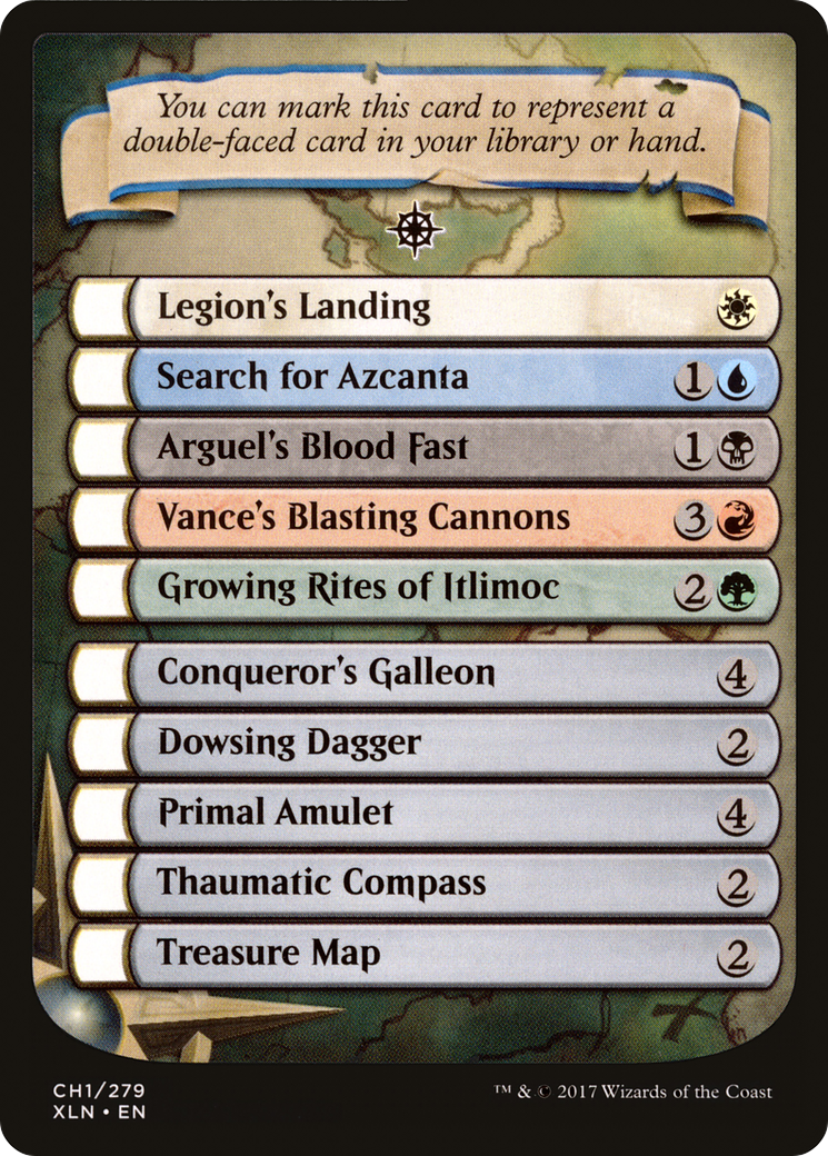 Ixalan Checklist (XLN-CH1) [Tokens] Ixalan Tokens MTG Single Wizards of the Coast