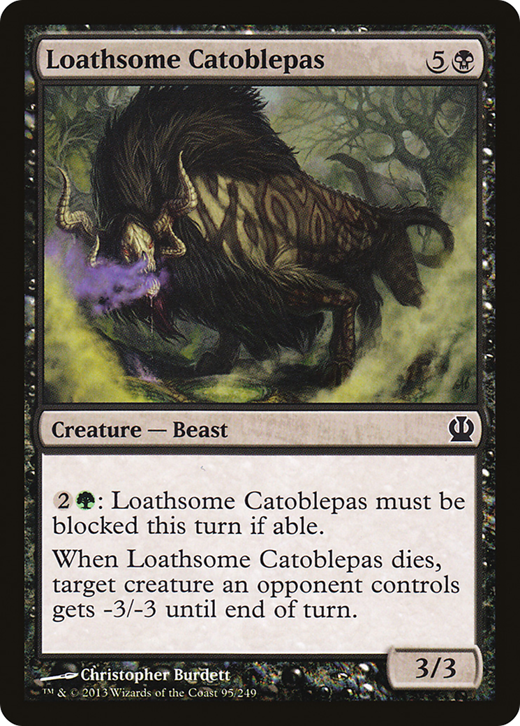 Loathsome Catoblepas (THS-095) [Theros] Foil MTG Single Wizards of the Coast