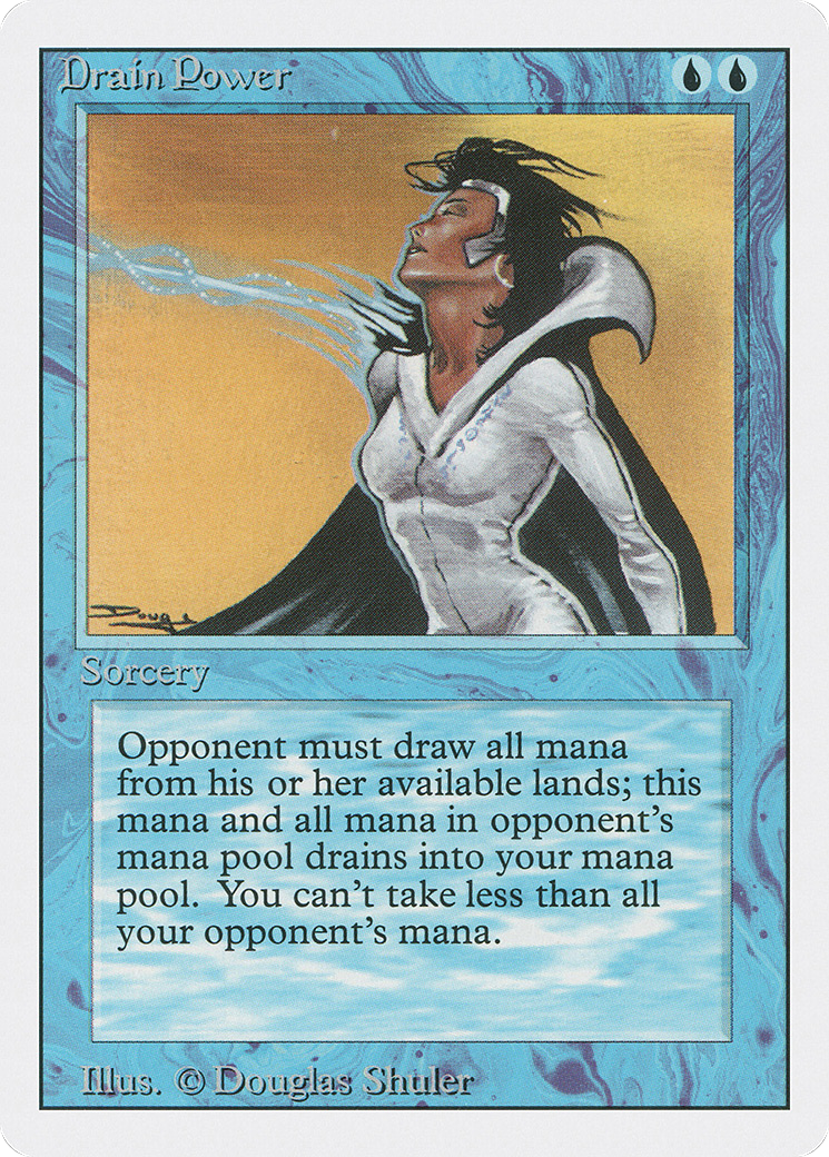 Drain Power (3ED-056) [Revised Edition] MTG Single Magic: The Gathering
