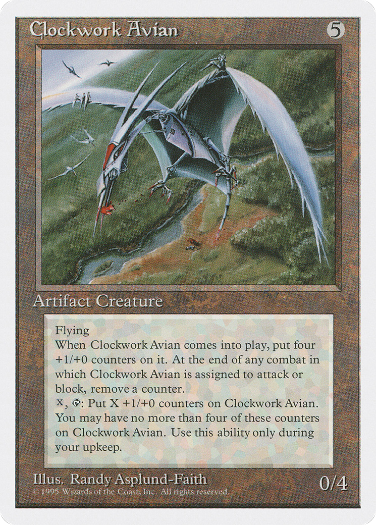 Clockwork Avian (4ED-306) [Fourth Edition] MTG Single Wizards of the Coast