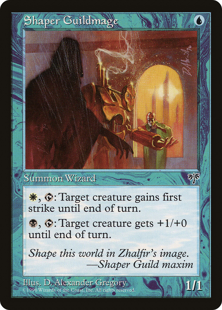 Shaper Guildmage (MIR-091) [Mirage] MTG Single Wizards of the Coast