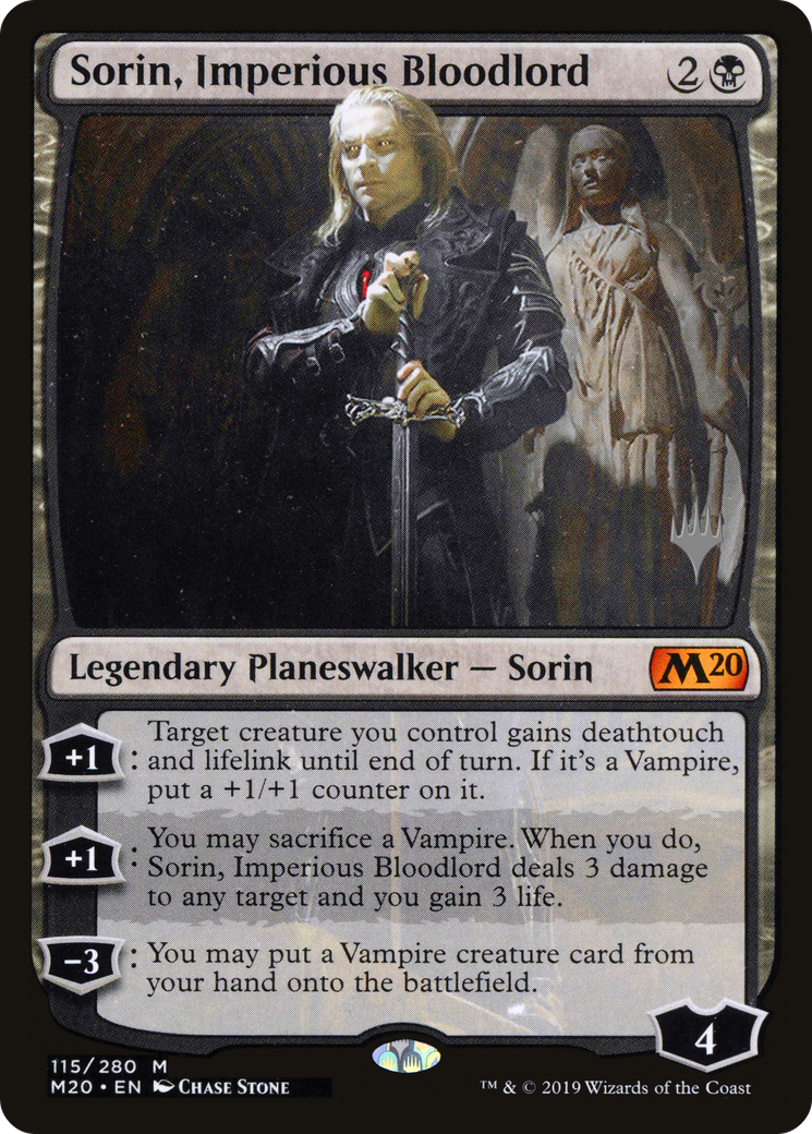Sorin, Imperious Bloodlord (PPM20-115P) [Core Set 2020 Promos] Foil MTG Single Wizards of the Coast