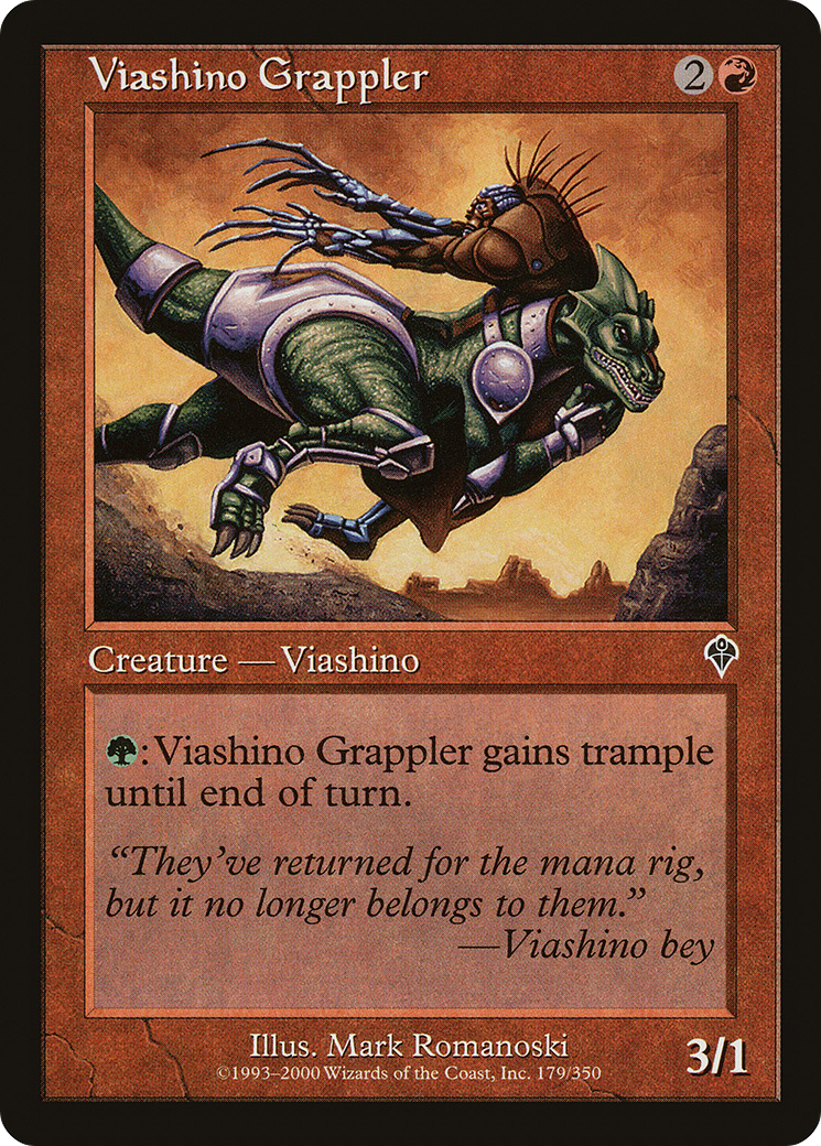 Viashino Grappler (INV-179) [Invasion] Foil MTG Single Wizards of the Coast