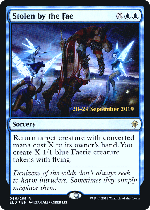 Stolen by the Fae (PRE-066) [Throne of Eldraine Promos] Foil MTG Single Wizards of the Coast
