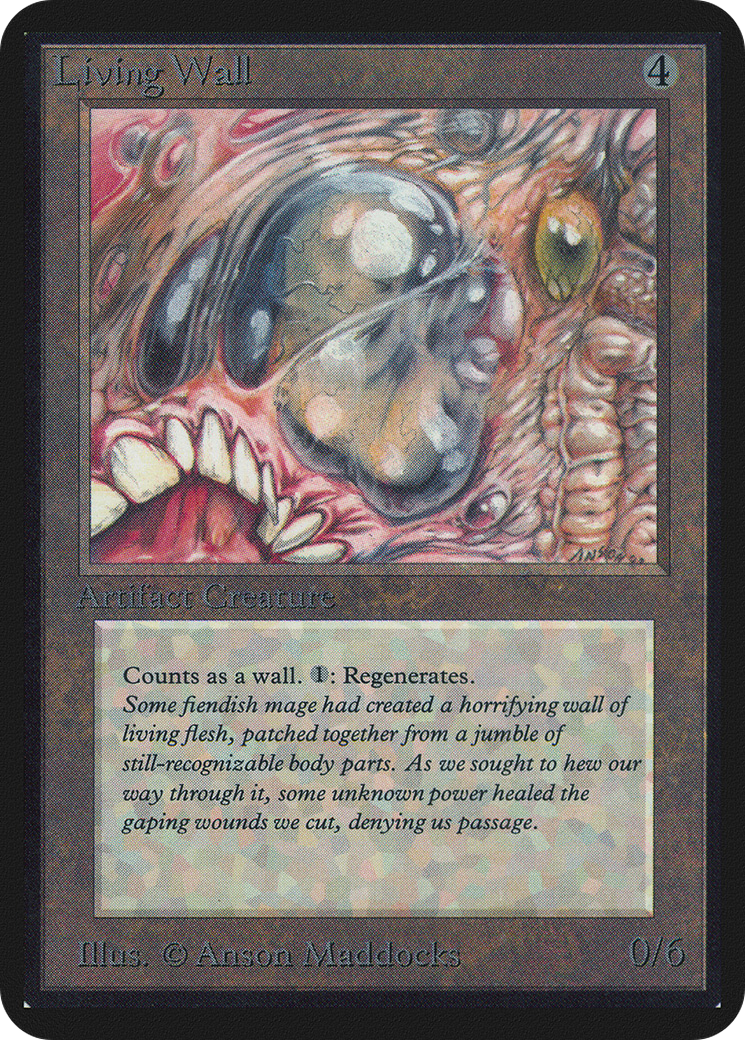 Living Wall (LEA-258) [Oldschool] Limited Edition Alpha MTG Single Wizards of the Coast