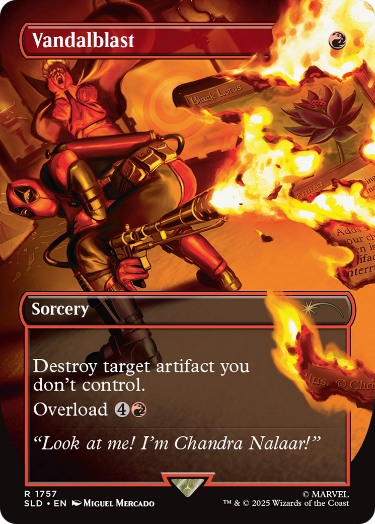 Vandalblast (SLD-1757) [Secret Lair] Drop (Borderless) MTG Single Wizards of the Coast